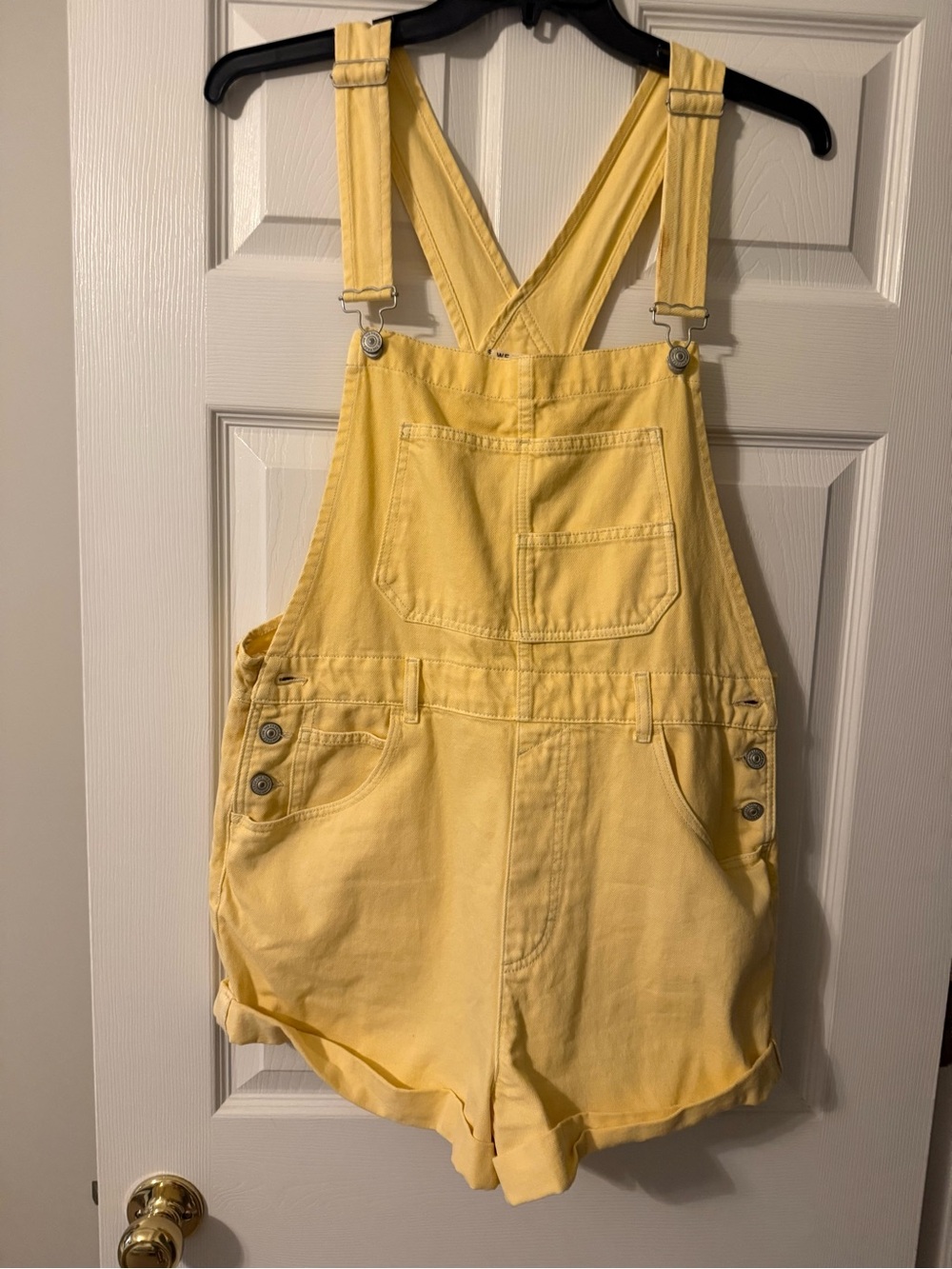 We The Free Yellow women’s Short Overalls